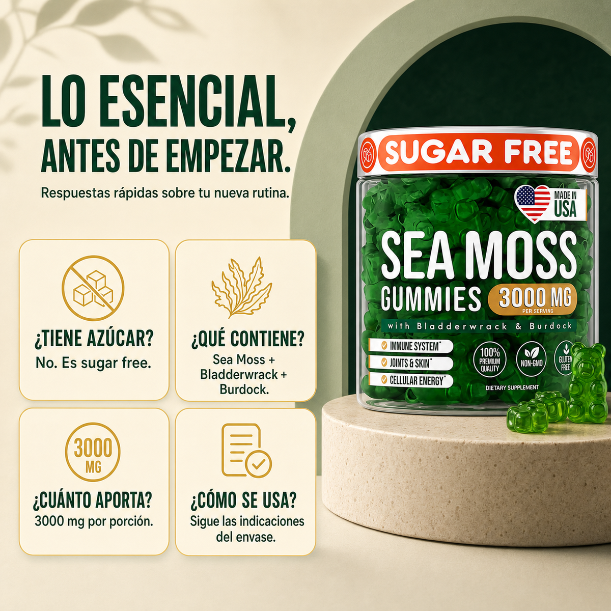Gomas Sea Moss - Digestion Sugar Free