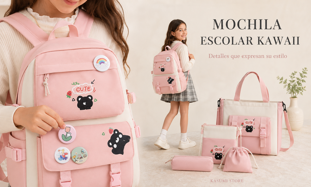 MOCHILA PARA NIÑA 5 EN 1