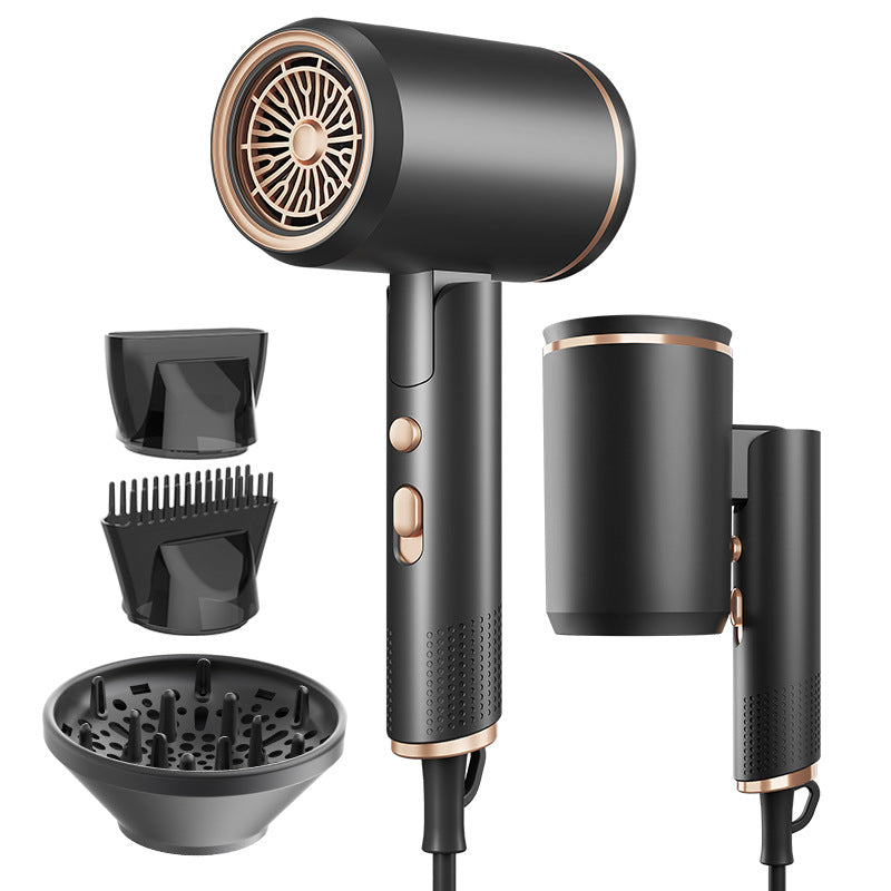 Hair Dryer with Negative Ion Technology and Foldable Design