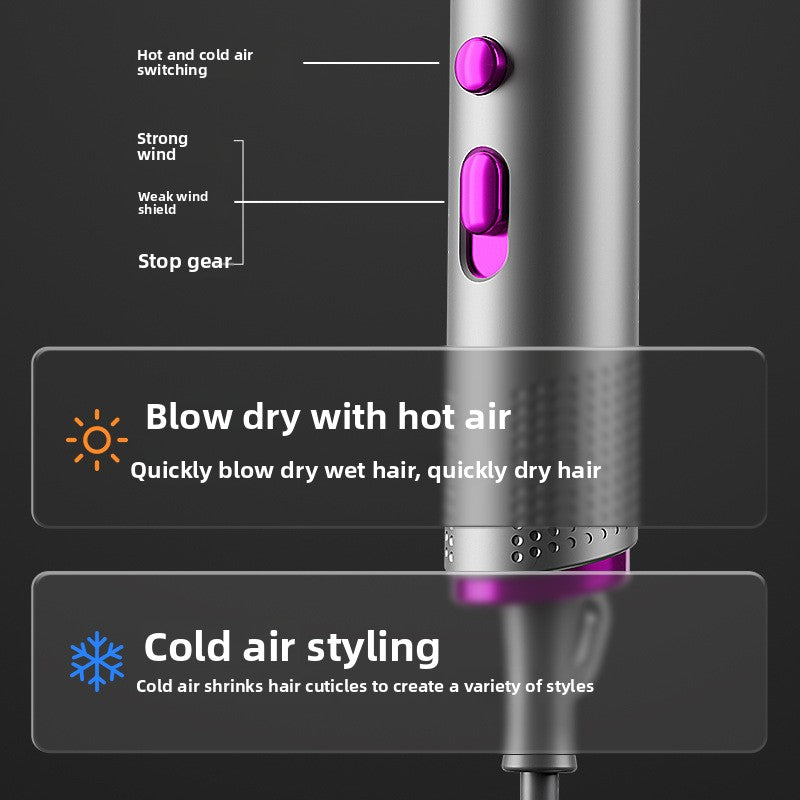 Hair Dryer with Negative Ion Technology and Foldable Design