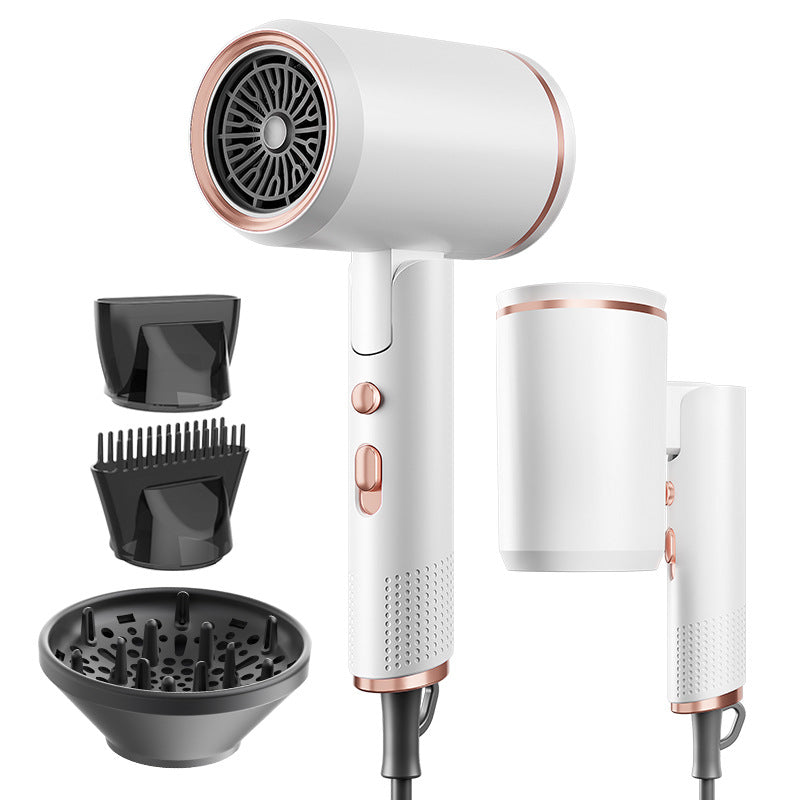Hair Dryer with Negative Ion Technology and Foldable Design