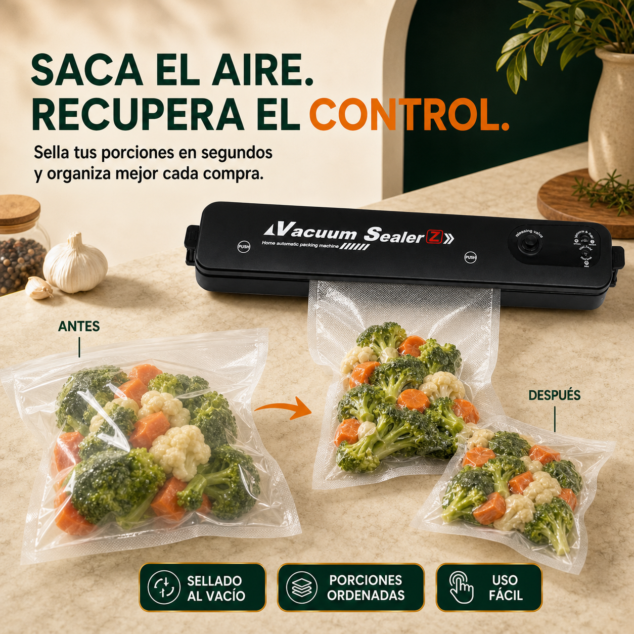 Vacuum Sealer-Selladora vacio