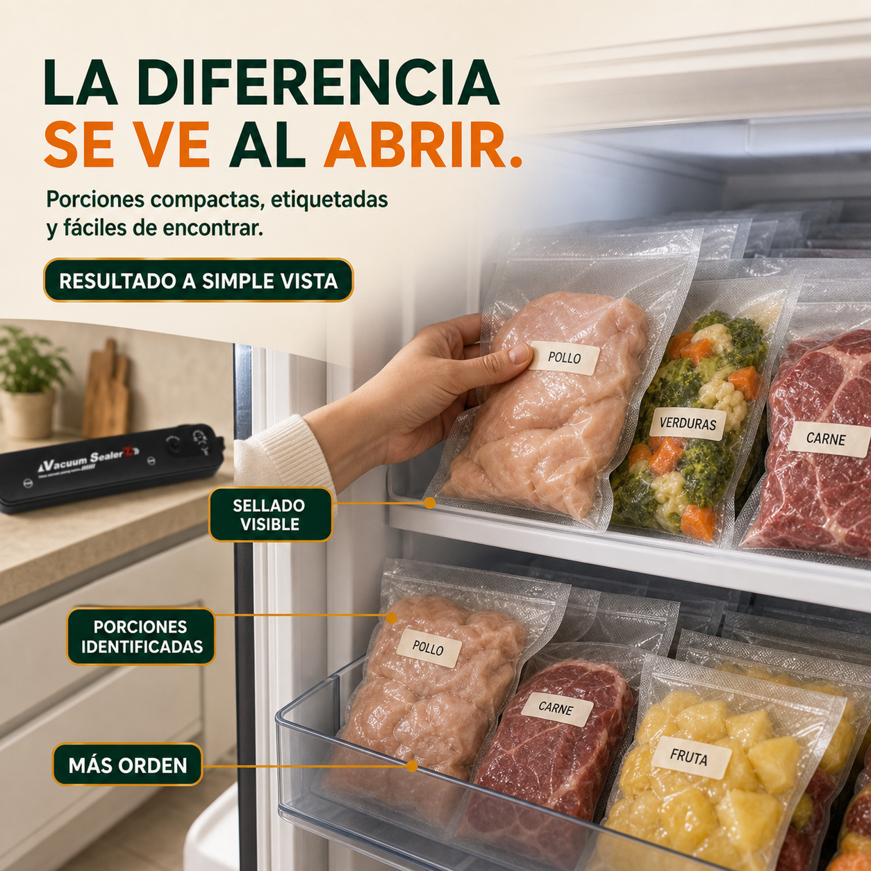 Vacuum Sealer-Selladora vacio