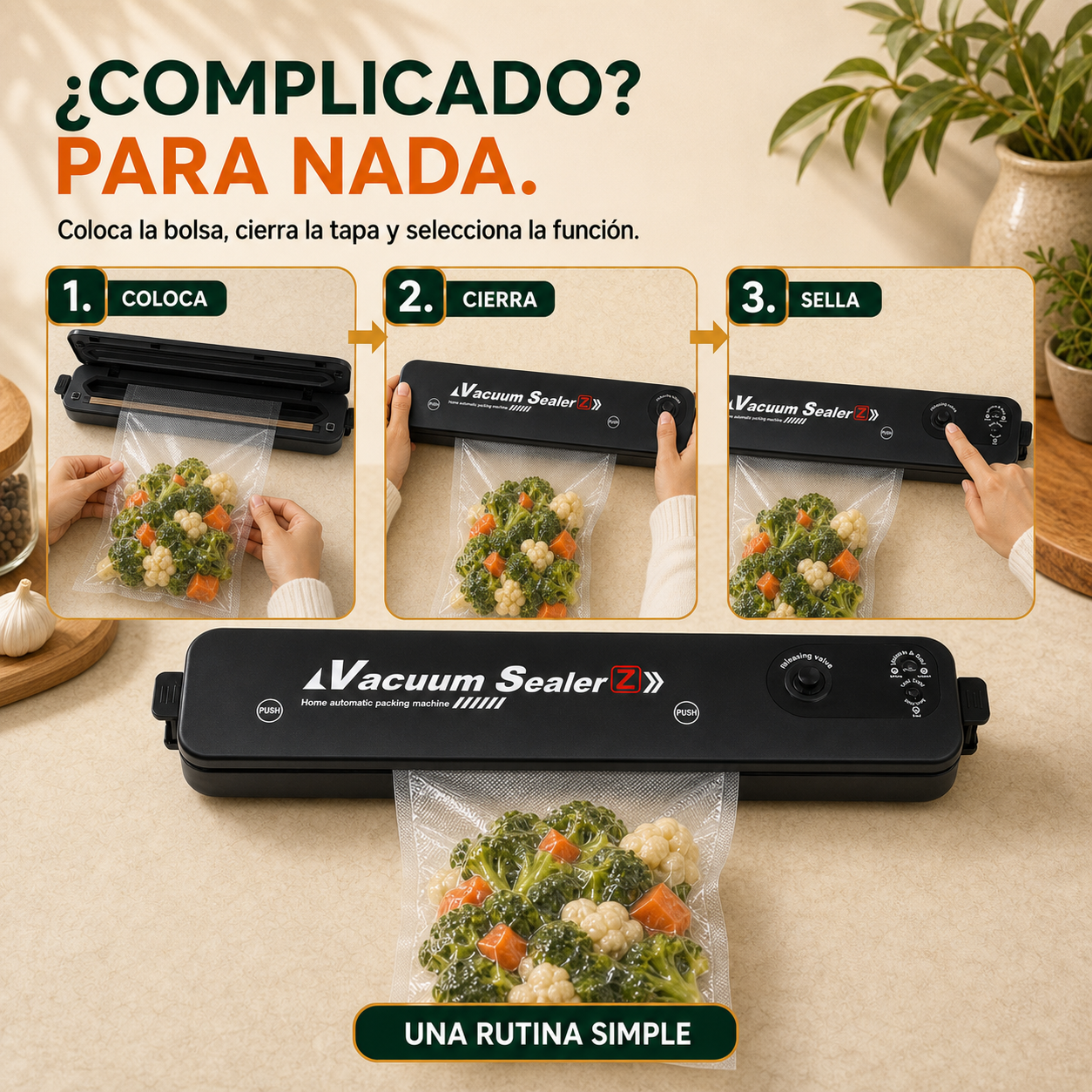 Vacuum Sealer-Selladora vacio