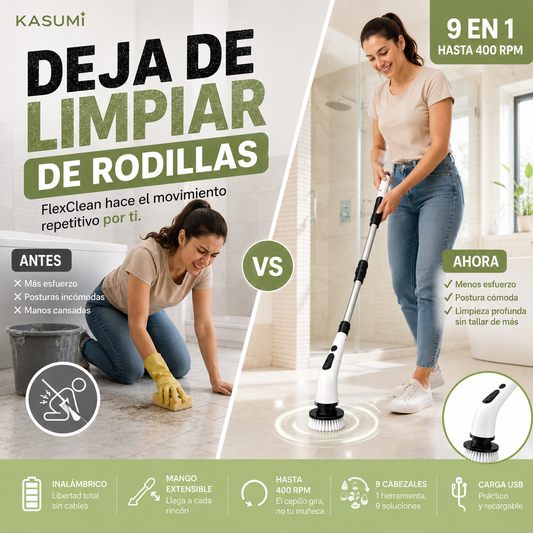 FlexClean | Limpiador Eléctrico 9 en 1