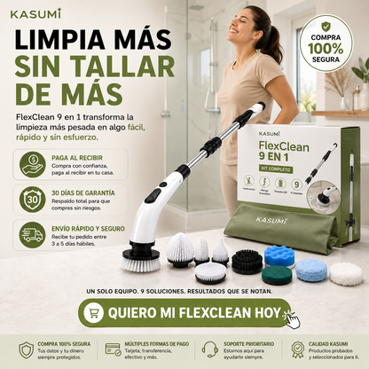 FlexClean | Limpiador Eléctrico 9 en 1