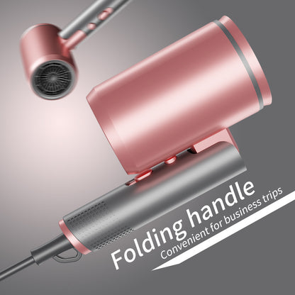 Hair Dryer with Negative Ion Technology and Foldable Design