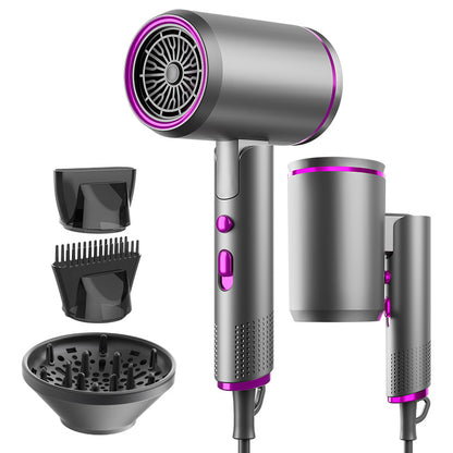 Hair Dryer with Negative Ion Technology and Foldable Design